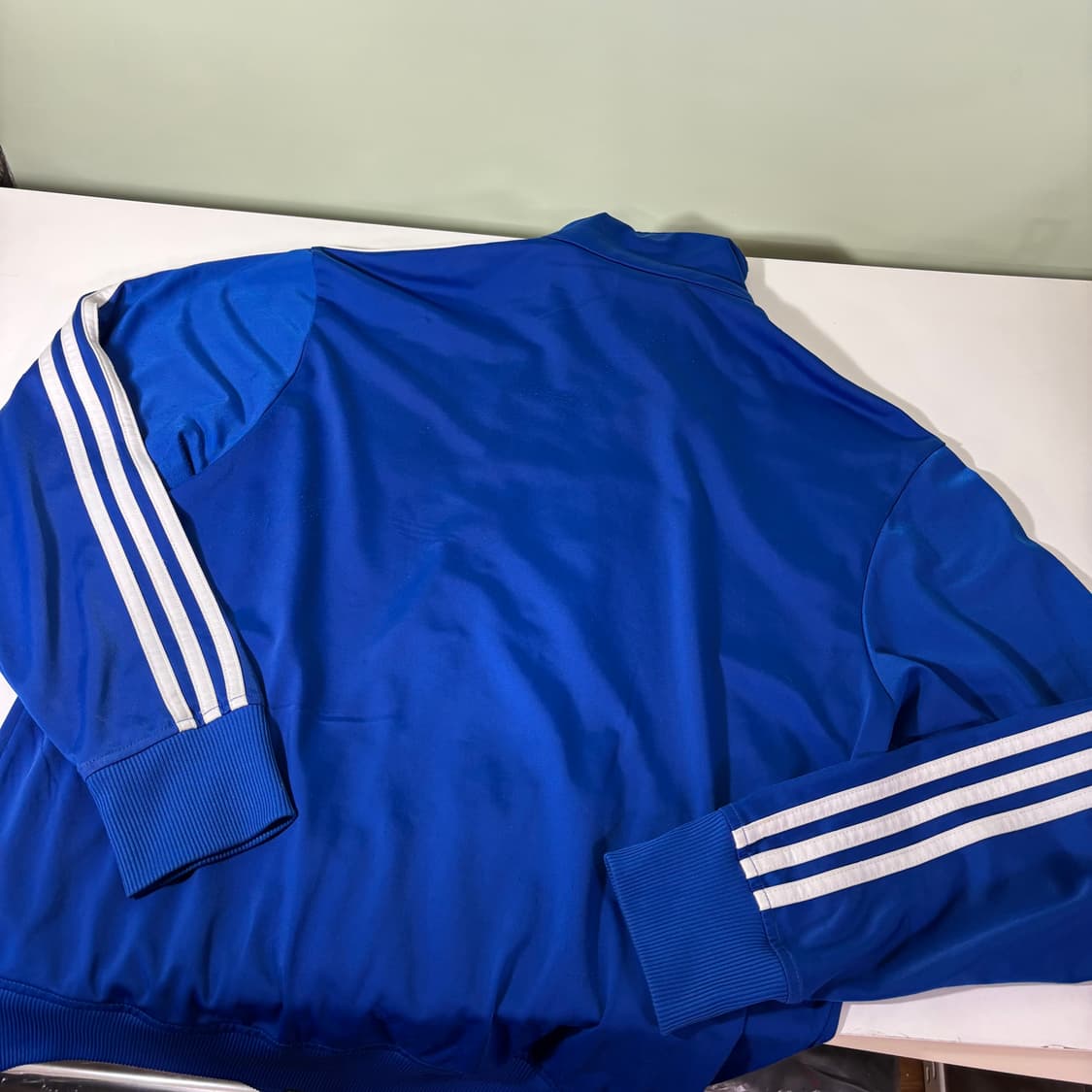 XL 105 아디다스오리지날 블루 파이어버드 트랙탑 집업져지 상품이미지3