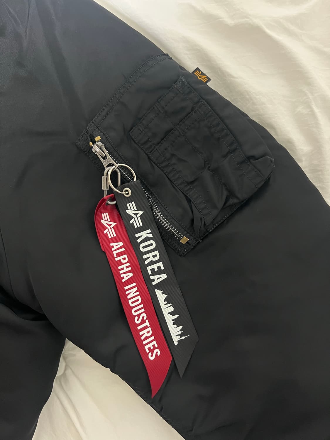 [2xl] 알파인더스트리 ma-1 블랙 상품이미지4