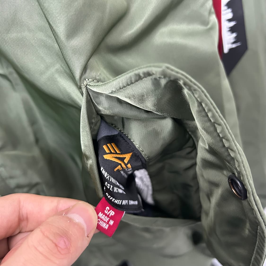 알파인더스트리 리버시블 MA-1 자켓 상품이미지9