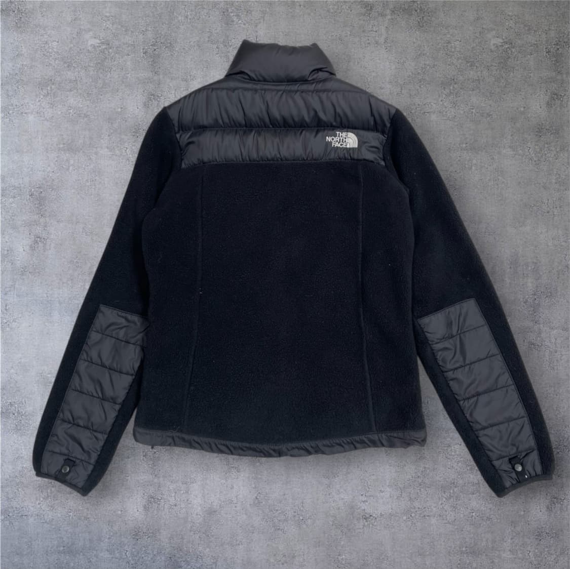 노스페이스 블랙 데날리 550 패딩 믹스 플리스 자켓 XS 상품이미지5