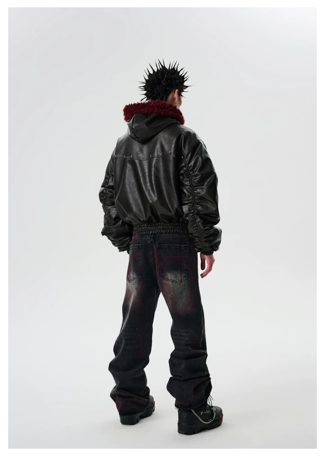 Armored Embroidery Stud Bomber 상품이미지8