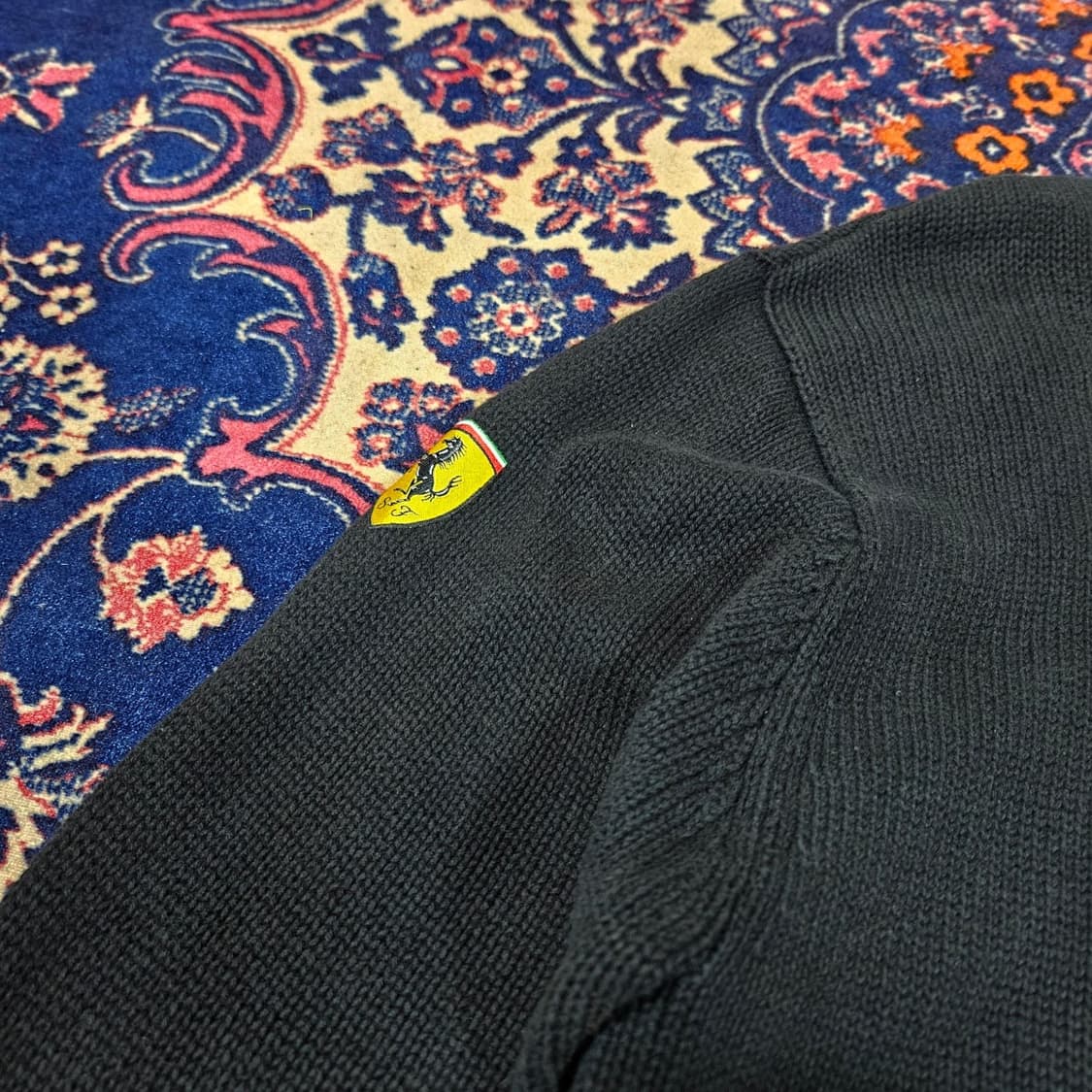 푸마 x 페라리 하이넥 코튼 집업 가디건 상품이미지7