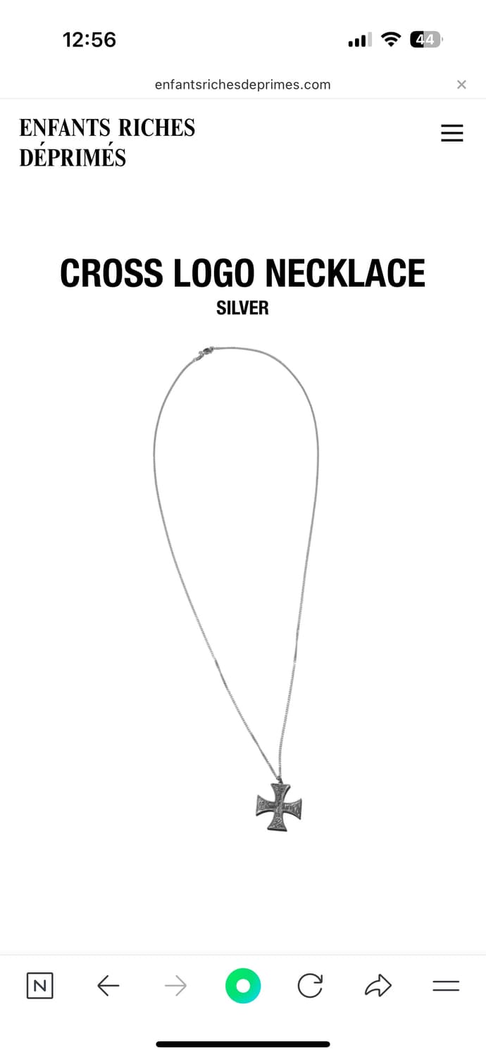 Erd 앙팡리쉬데프리메 크로스 팬던트 목걸이 상품이미지2