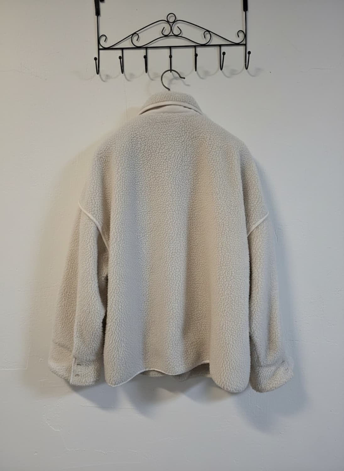 아디다스 쉐르파 플리스 자켓 S 아이보리 상품이미지2