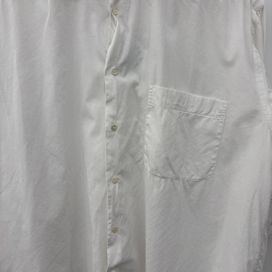 알마니 화이트 반팔 남방 셔츠 남성 L 상품이미지2