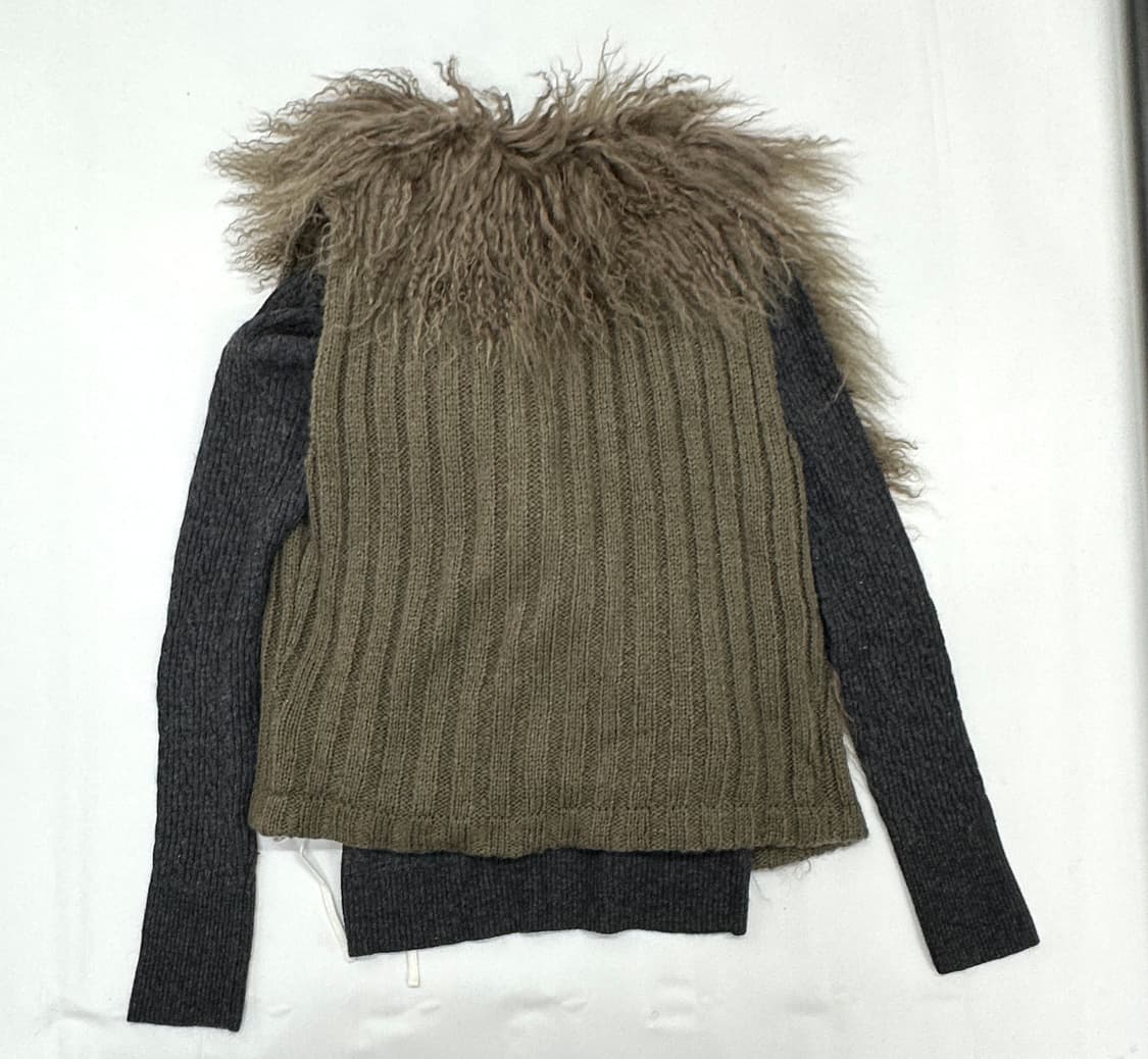 🪐오네갸루 y2k 퍼 조끼 포인트 코디세트 🪐펑크 락 보헤미안 상품이미지5