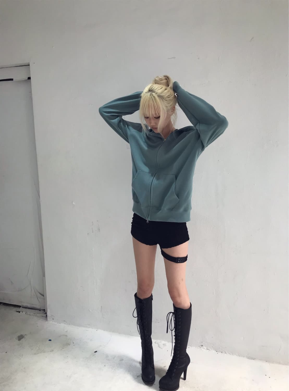 kyoiii wrinkle texture shorts 상품이미지2