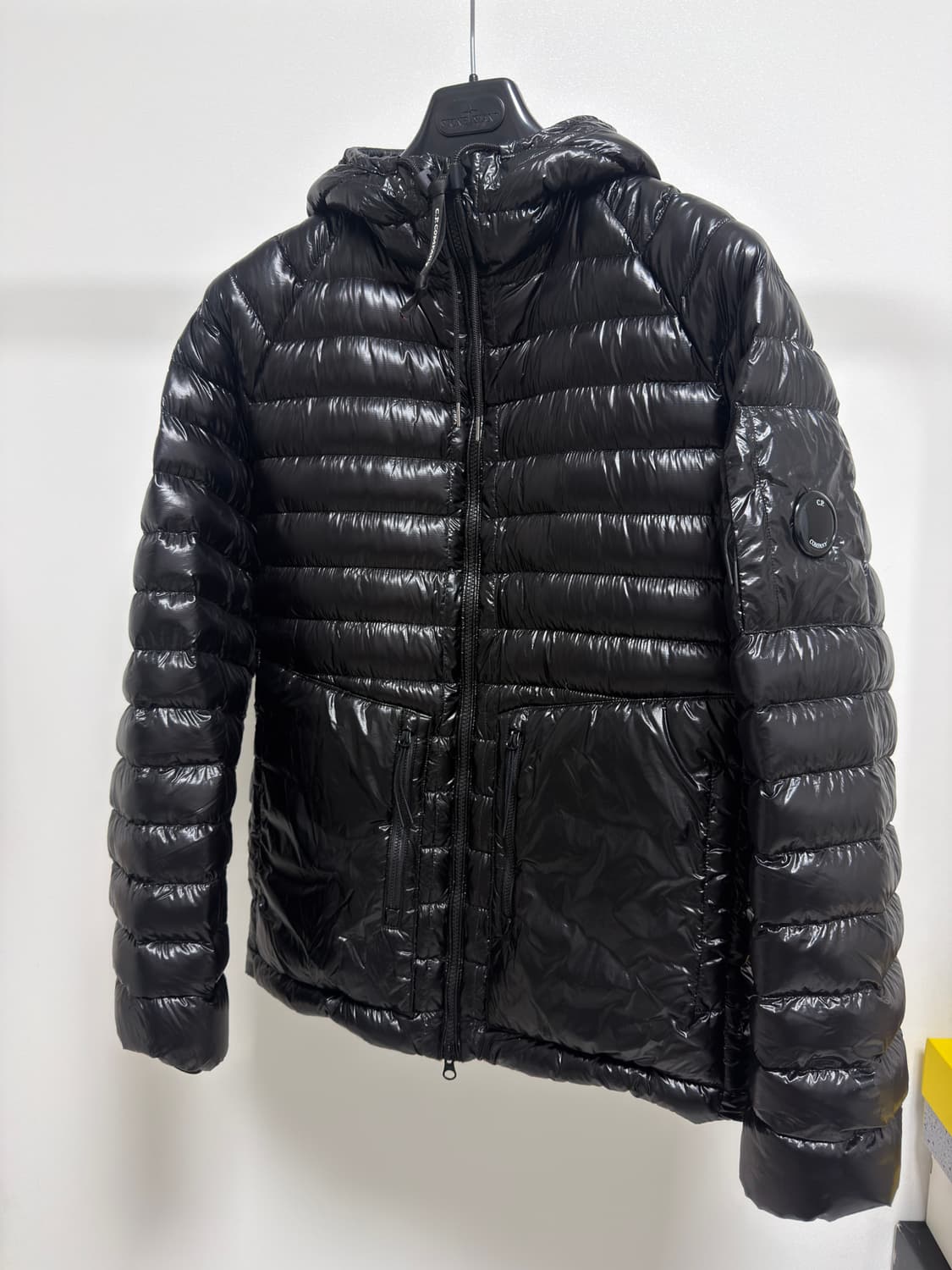 [50size(L~XL)] CP컴퍼니 디디쉘 DD쉘 렌즈 경량패딩 블랙 상품이미지1