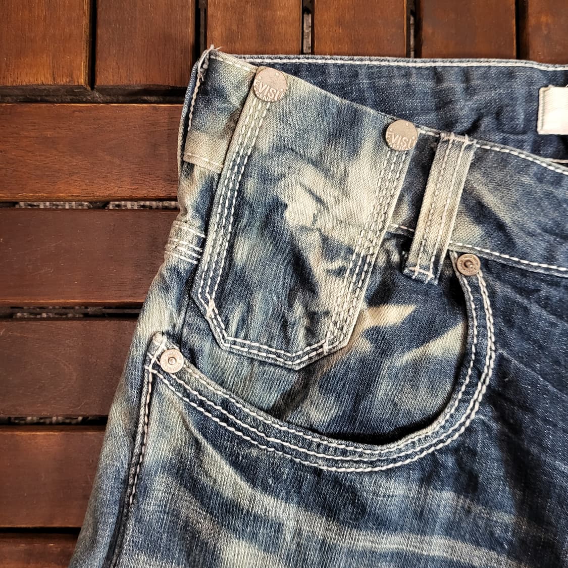 EVISU 청 반바지 (30) 상품이미지7