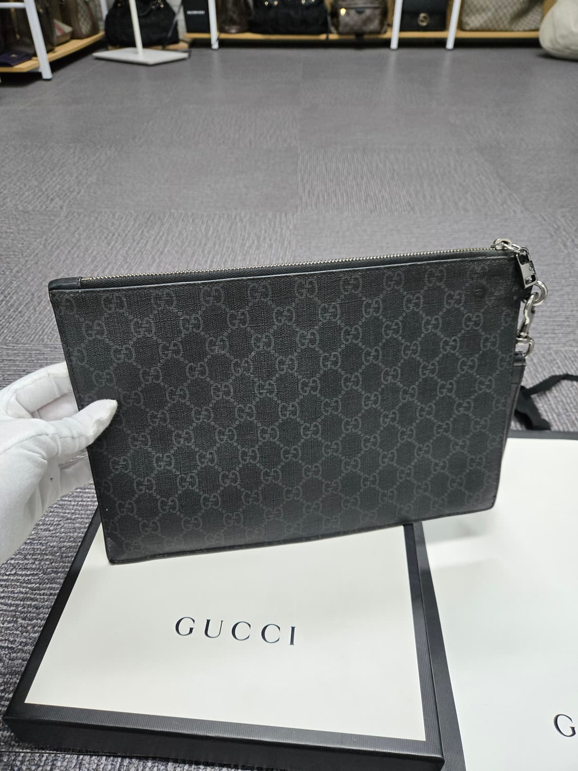 [특가][정품] 구찌 킹스네이크 클러치백 상품이미지2