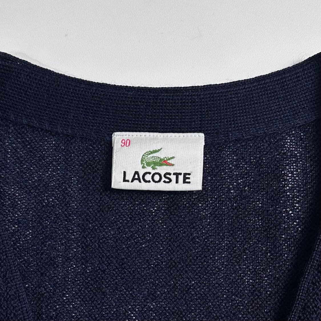 라코스테 네이비 울 가디건 상품이미지5