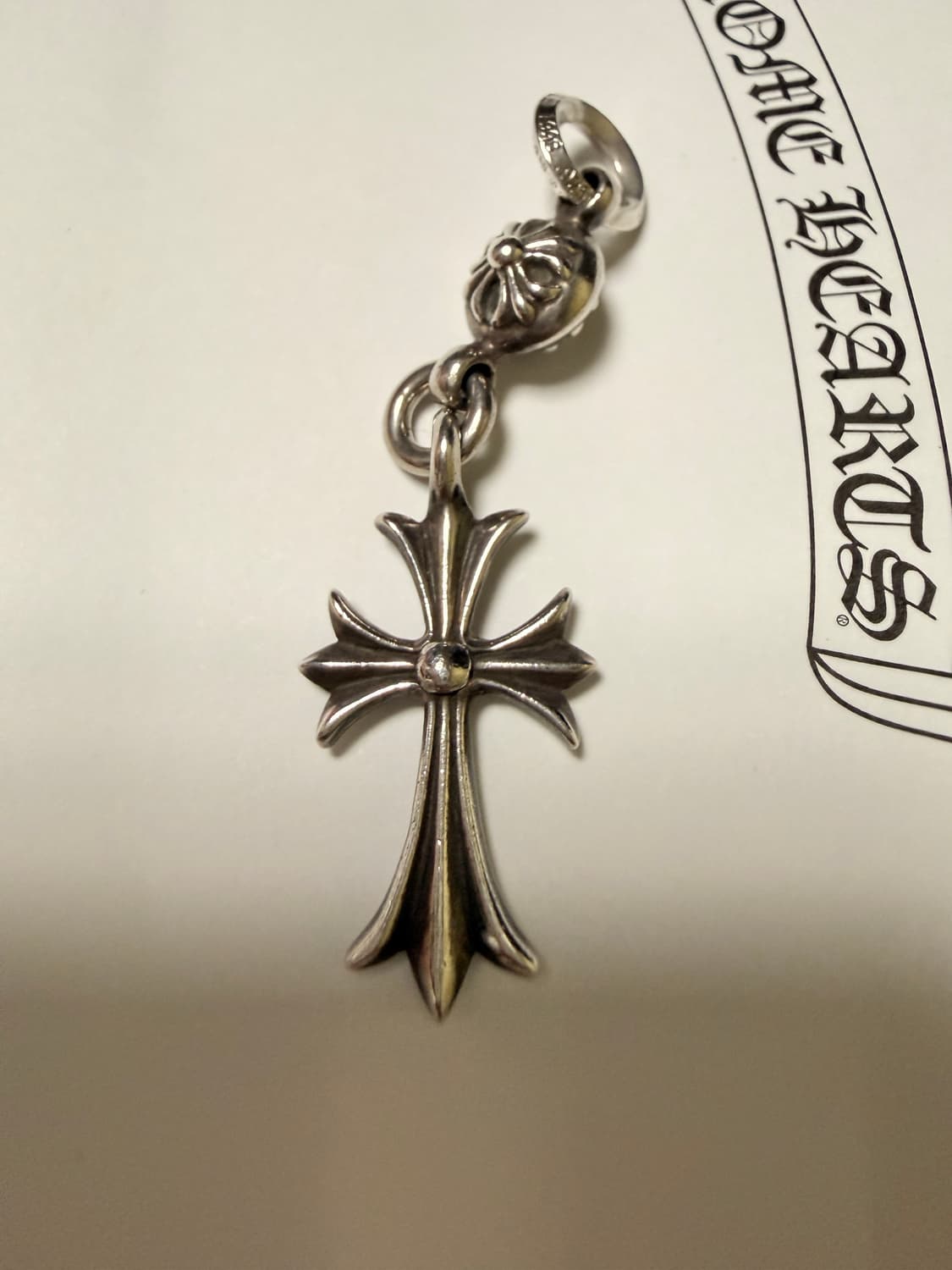 크롬하츠 원볼 타이니 크로스 실버 펜던트 참 상품이미지1