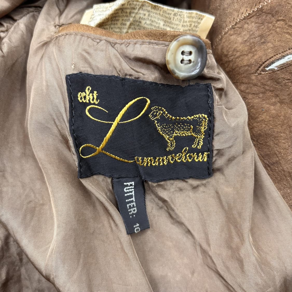 80's Echt Lammvelour 스웨이드 자켓 상품이미지7