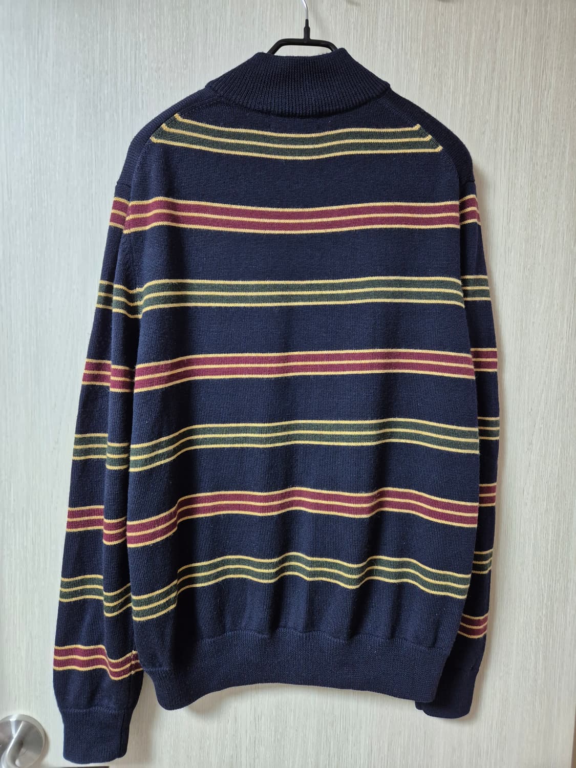 브룩스브라더스 스트라이프 하프넥 니트 스웨터 메리노울 라지 상품이미지2