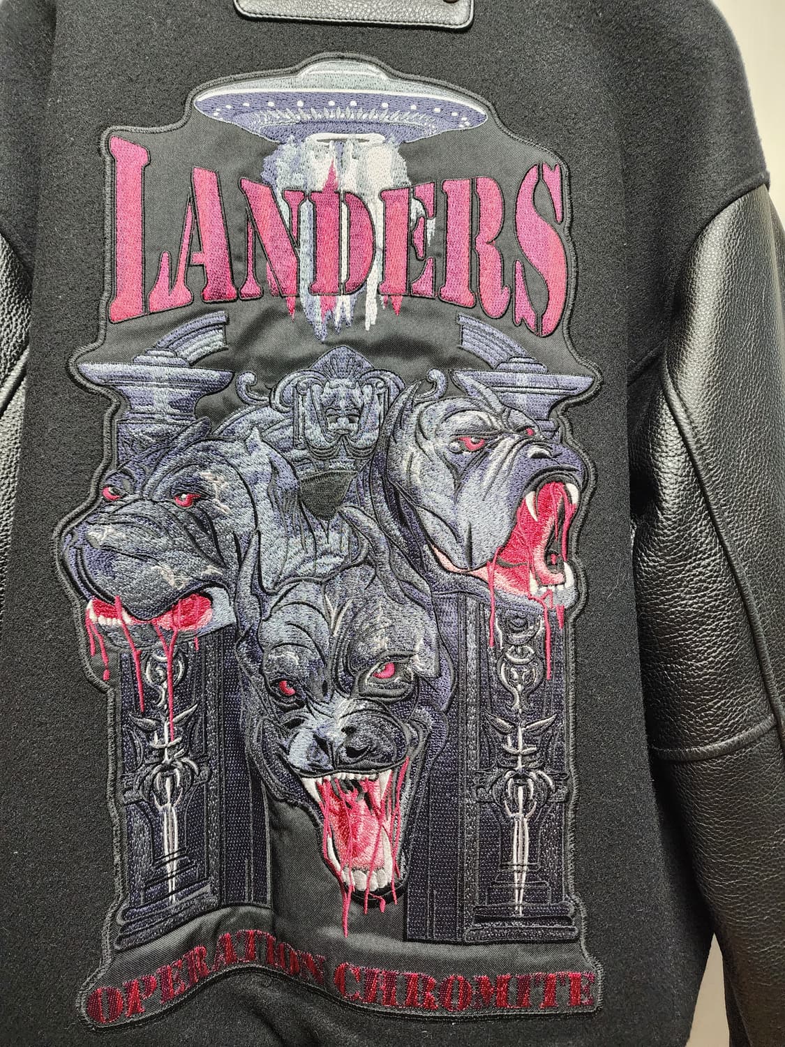 언더마이카 X SSG 랜더스 바시티 자켓 사이즈 1 상품이미지6