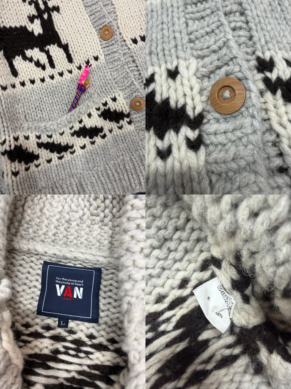 VAN Jacket 코위찬 L Cowichan (캐네디언스웨터) 상품이미지8