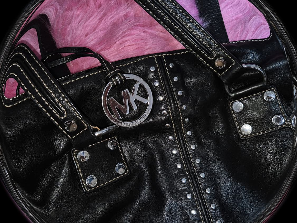 Michael Kors 2000s Metal Stud leather Ba 상품이미지2