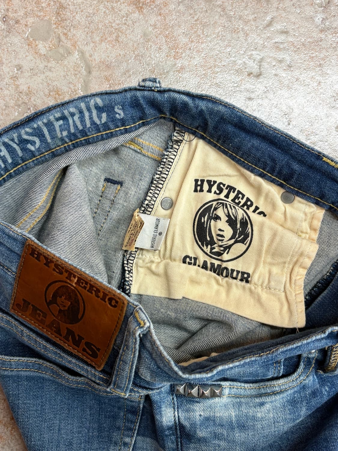 Hysteric Glamour skinny fit denim pants 상품이미지2
