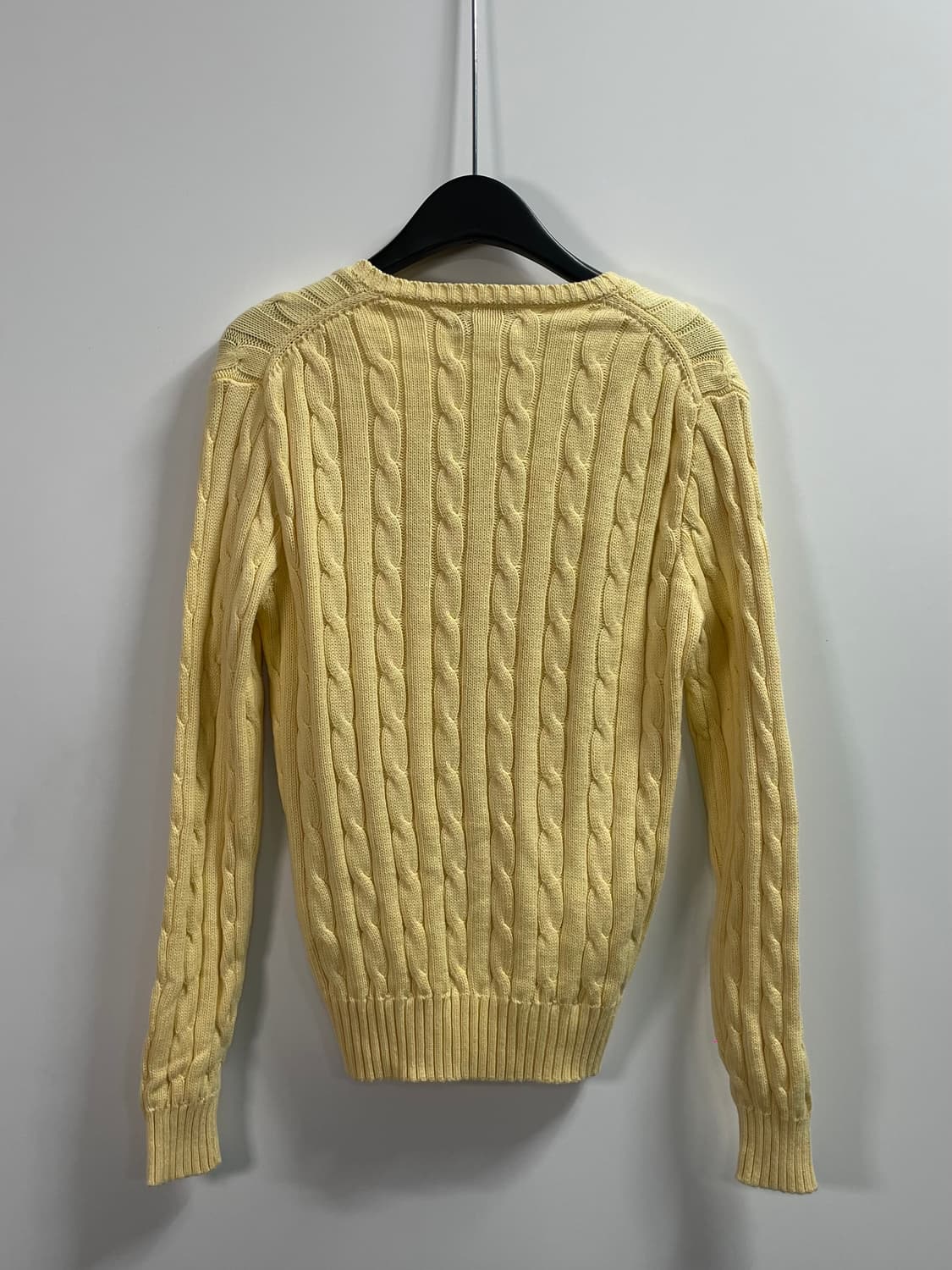 폴로 랄프로렌 우먼스 옐로우 브이넥 니트  (on.147)   상품이미지3