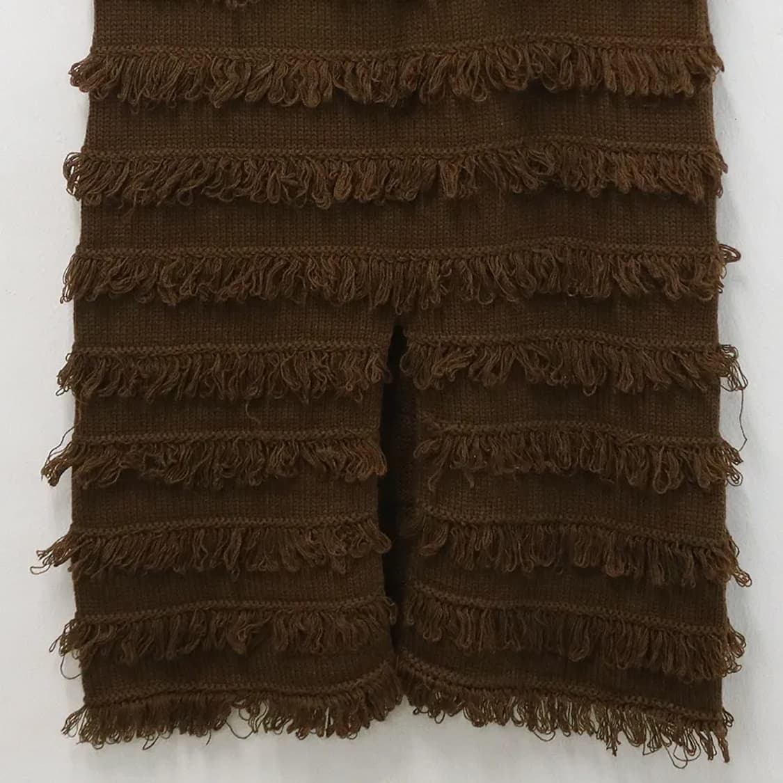 프릴 니트 밴딩 롱 스커트 63085 상품이미지6