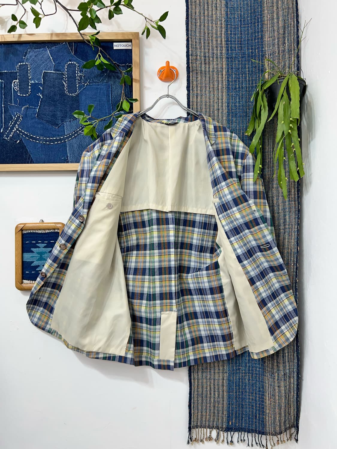 McGREGOR Madras Check 3 Button Blazer 상품이미지8