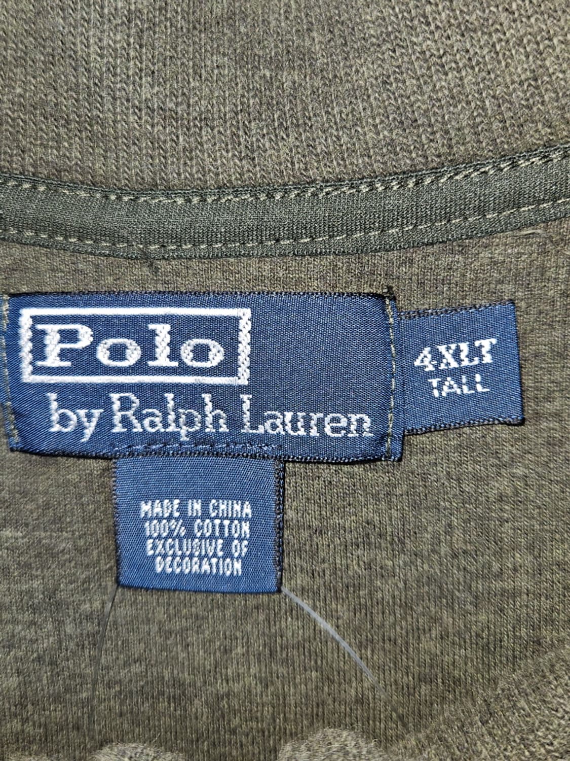 폴로랄프로렌 커팅커스텀 코튼 하프 니트집업 베스트 (4XL)/ 10507 상품이미지6