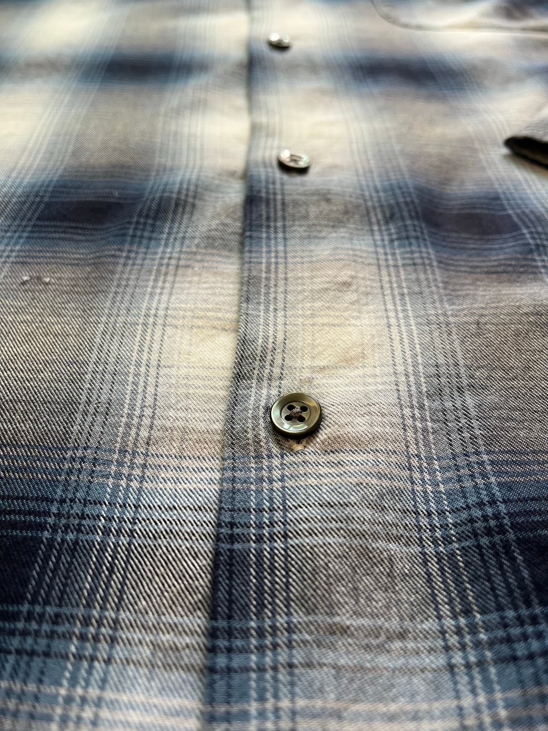 BOWWOW COTTON RAYON BLUE PLAIDS SHIRTS 상품이미지6