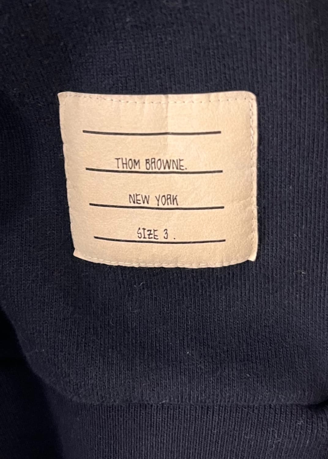 톰브라운 정품 22FW RWB 백삼선 맨투맨 사이즈 3 상품이미지6