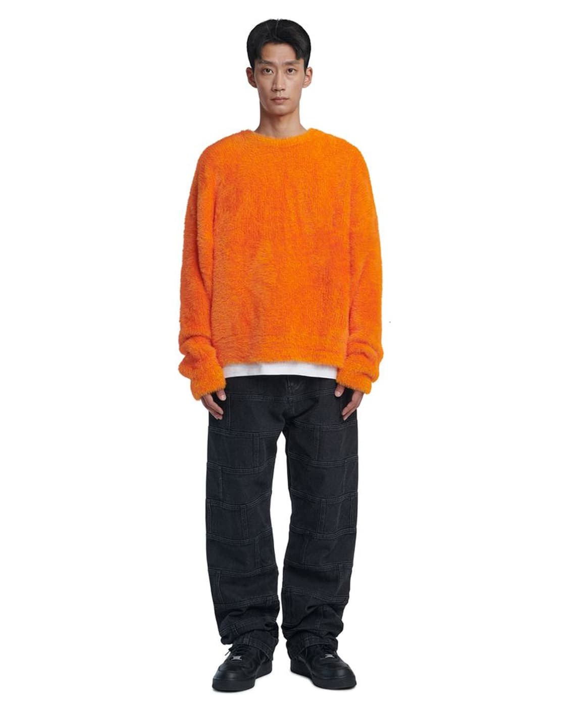 노매뉴얼 크롭 헤어리니트 상품이미지2