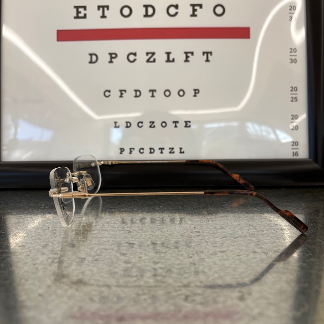 Ciel 골드 빈티지 무테 상품이미지3