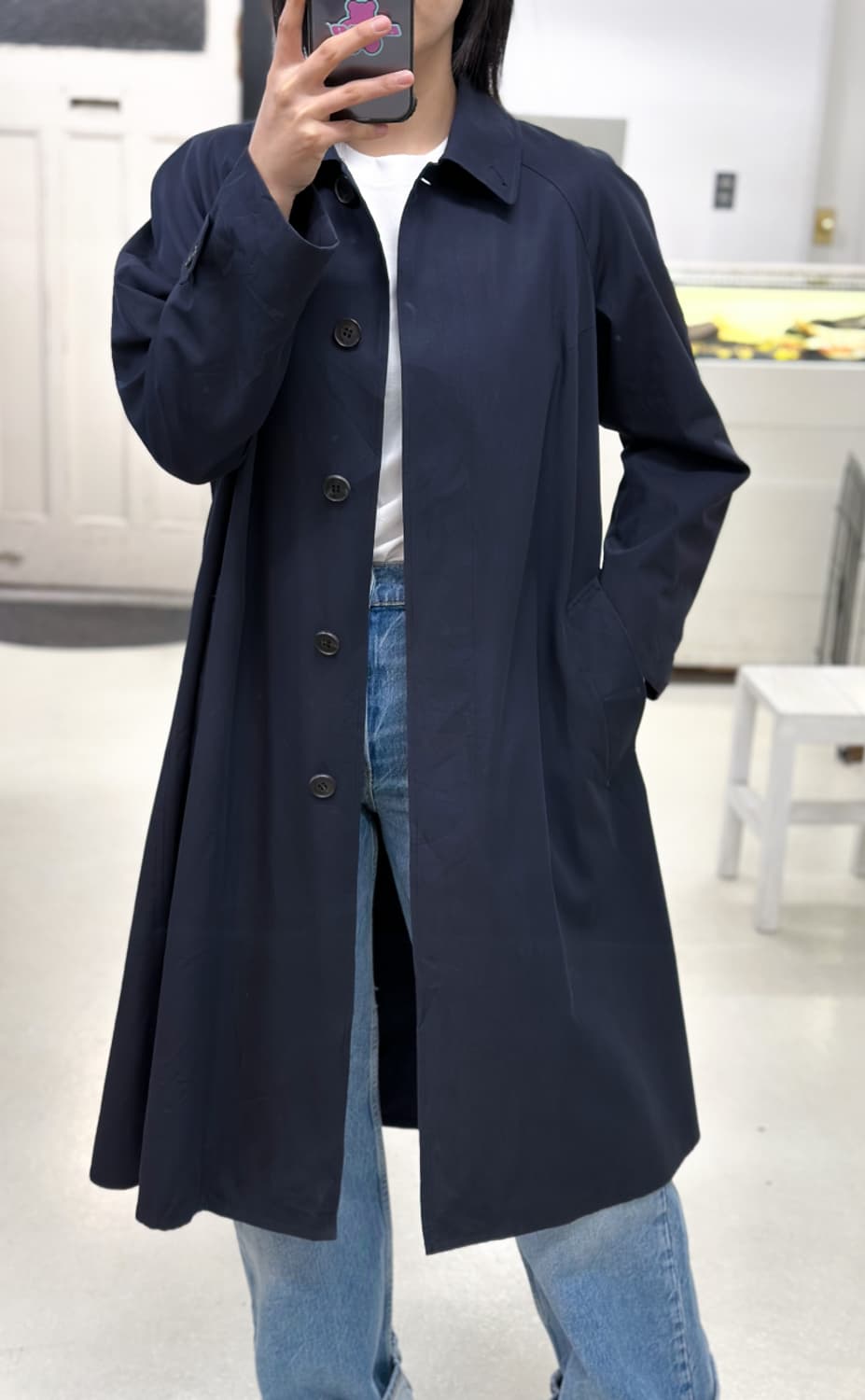 Burberry navy trench coat 상품이미지9