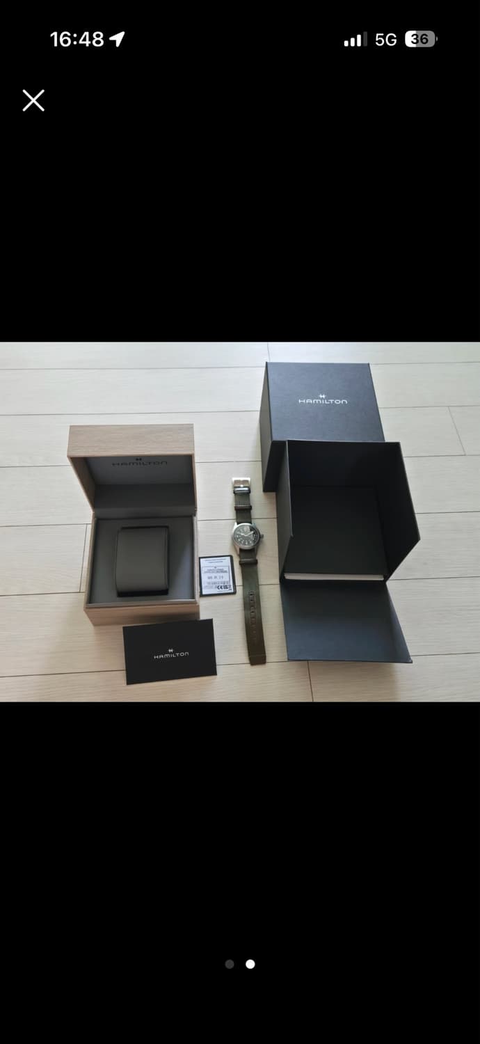 해밀턴 카키필드 메카니컬 38 (H69439931, 25년 9월 국내) 상품이미지2