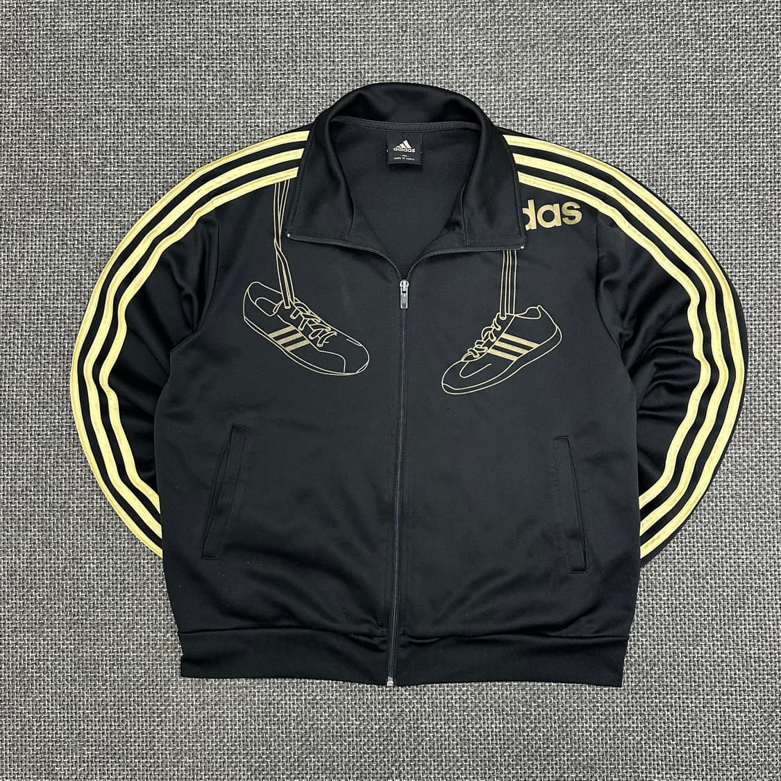 아디다스 00s Y2K 올드스쿨 골드라인 빈티지 져지 100 상품이미지2