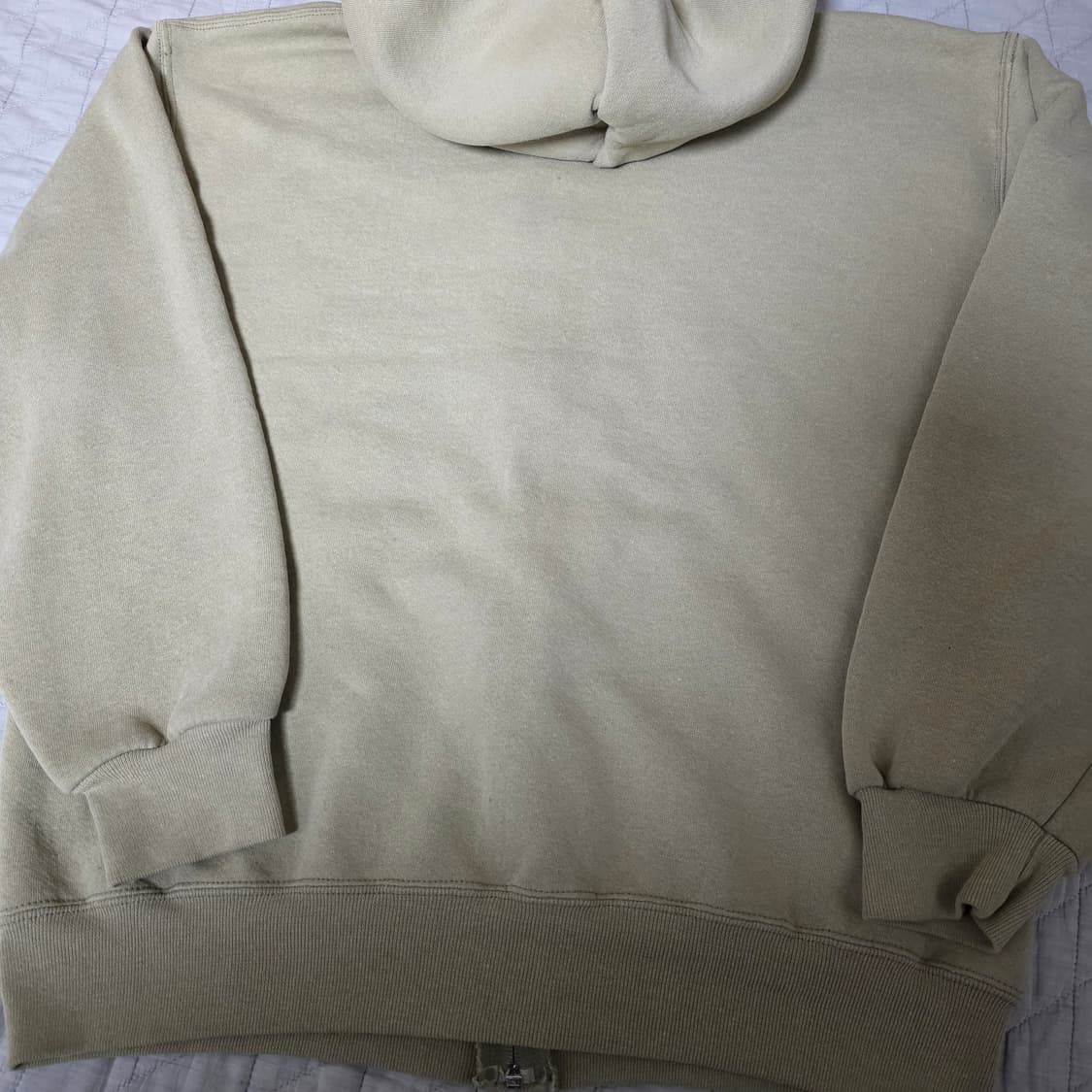 [L] 90s 빈티지 러셀 애슬레틱 후드집업 베이지 ver. 굿 상품이미지4
