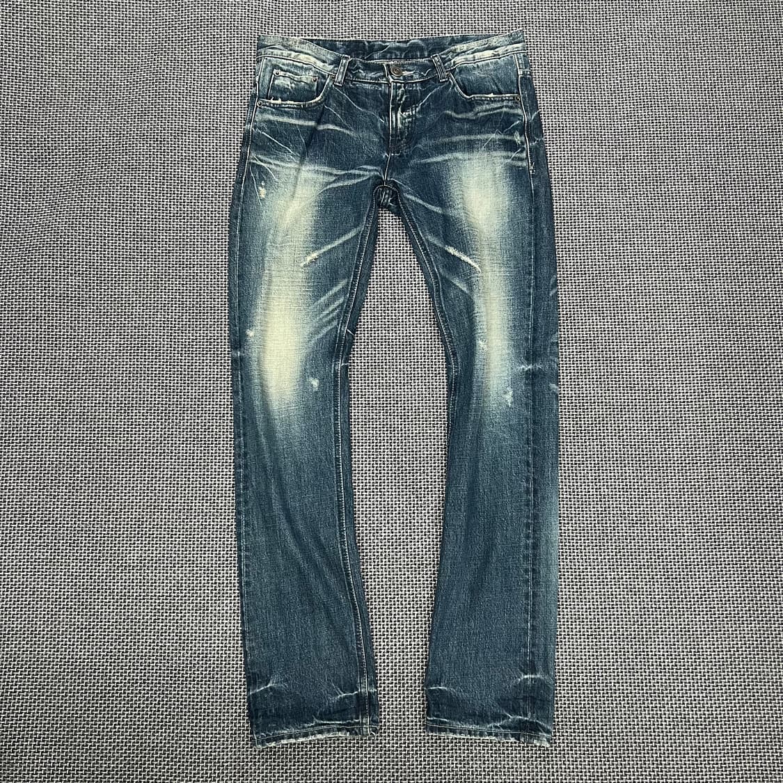 칩먼데이 워싱 슬림 데님팬츠 상품이미지1