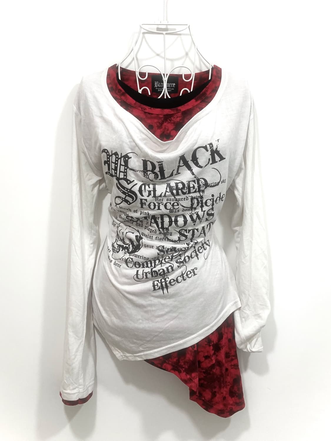 punk layered drape long sleeve 상품이미지1