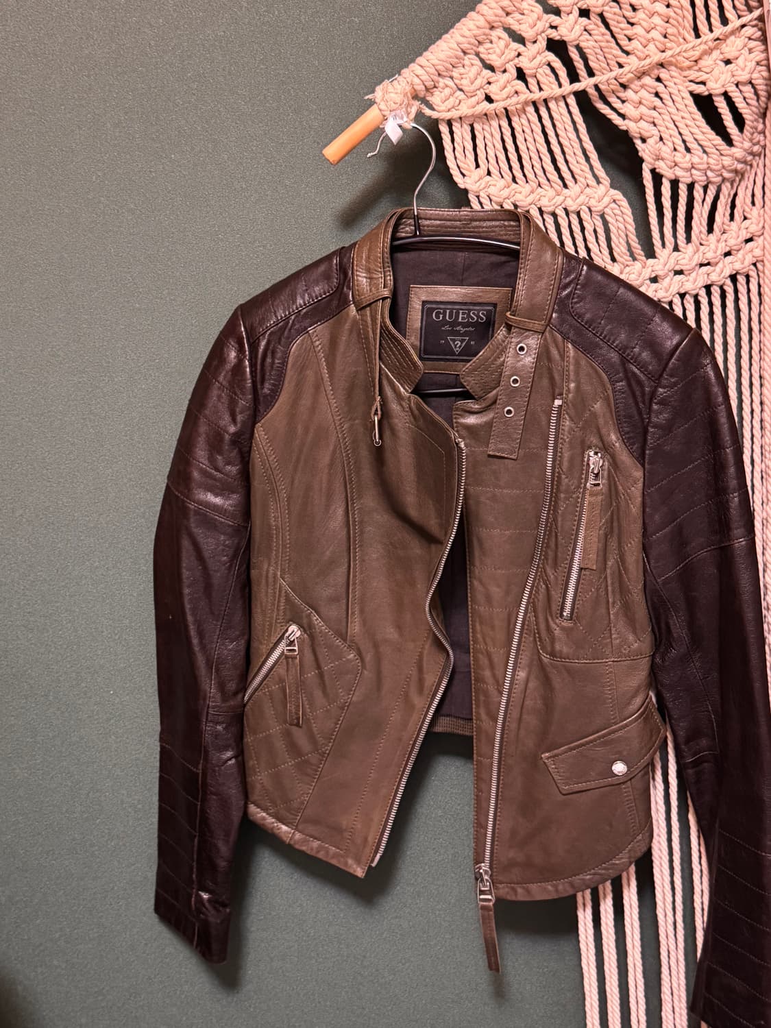 양가죽 레더 자켓 (Guess) 상품이미지1