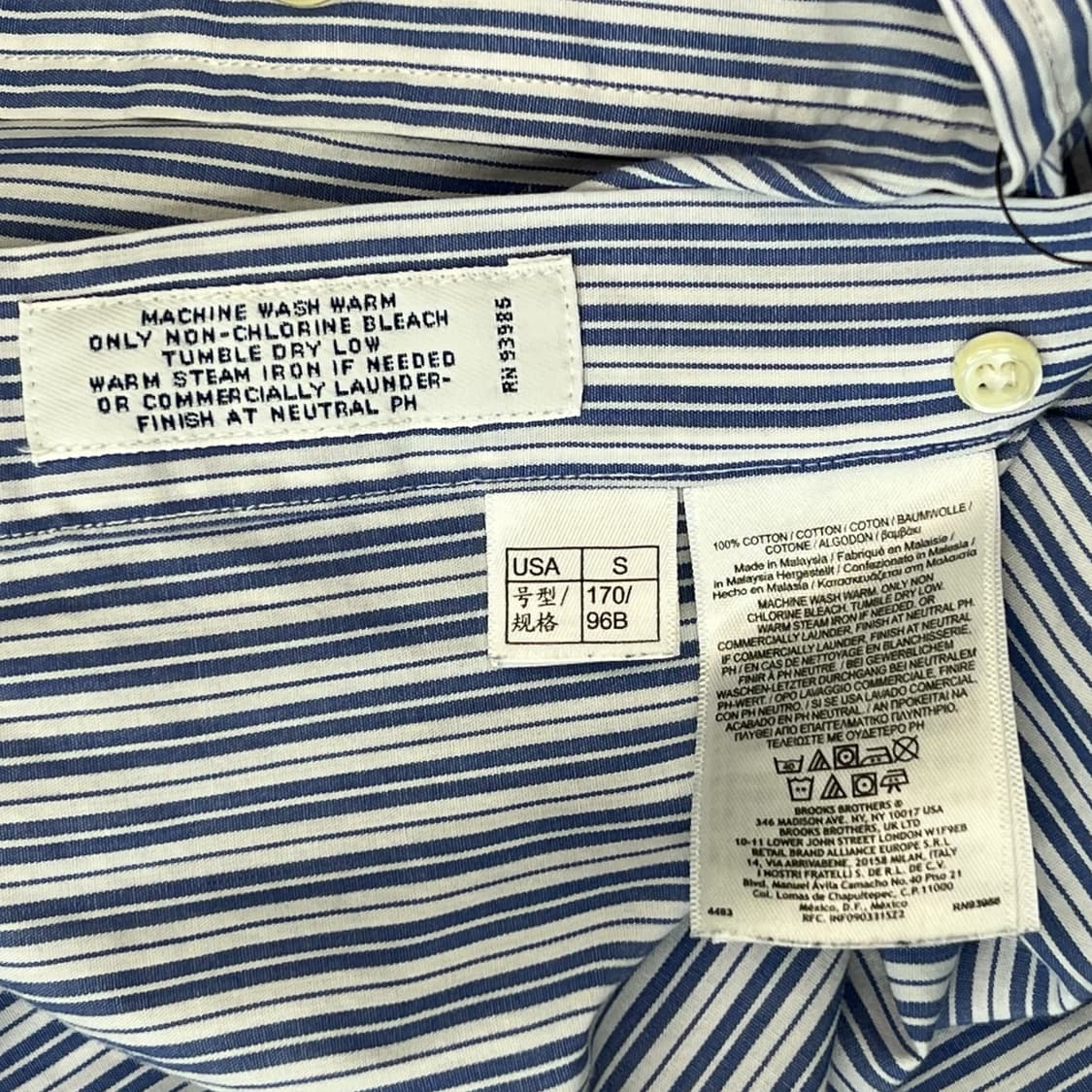 브룩스브라더스 스트라이프 셔츠 r1562 상품이미지7