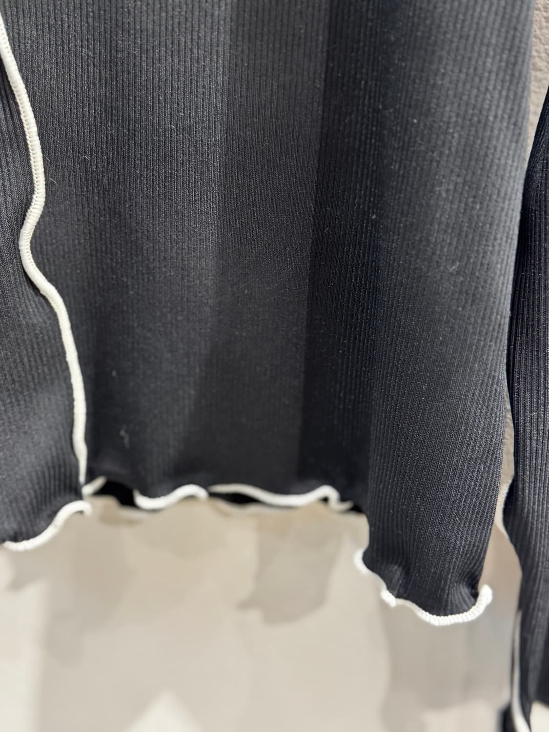 japan vintage 라이닝 골지 티셔츠 상품이미지3