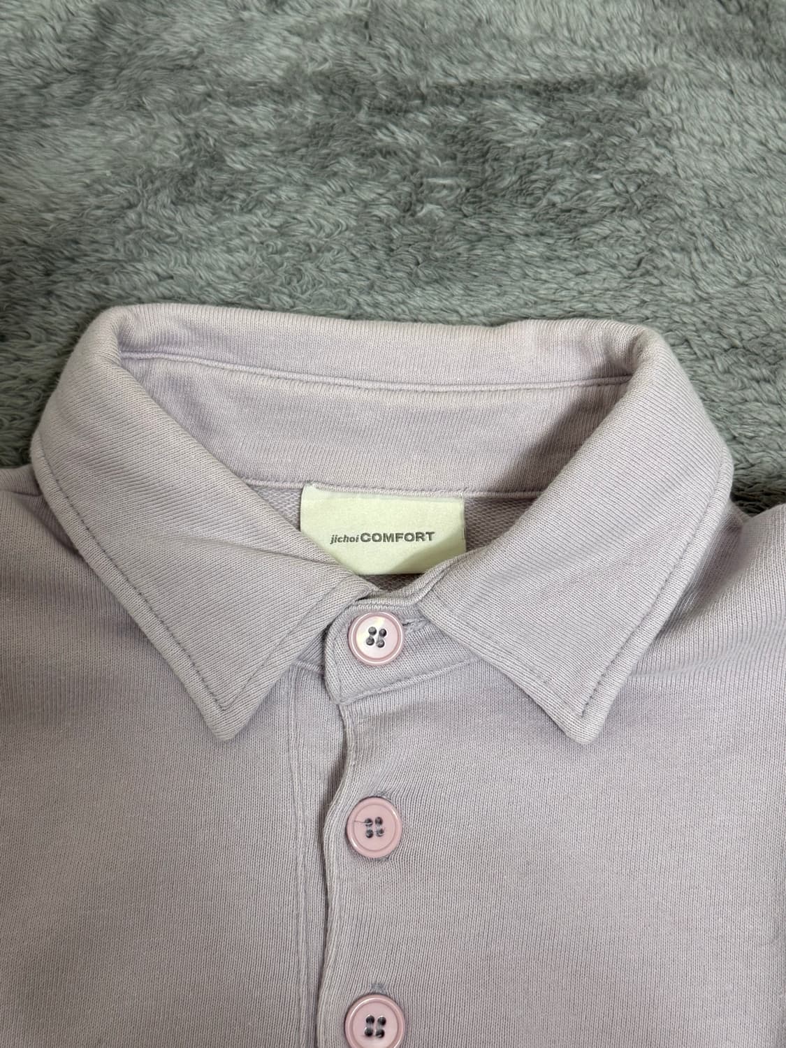 지초이컴포트 23-006 pk shirt lavender size1 상품이미지2