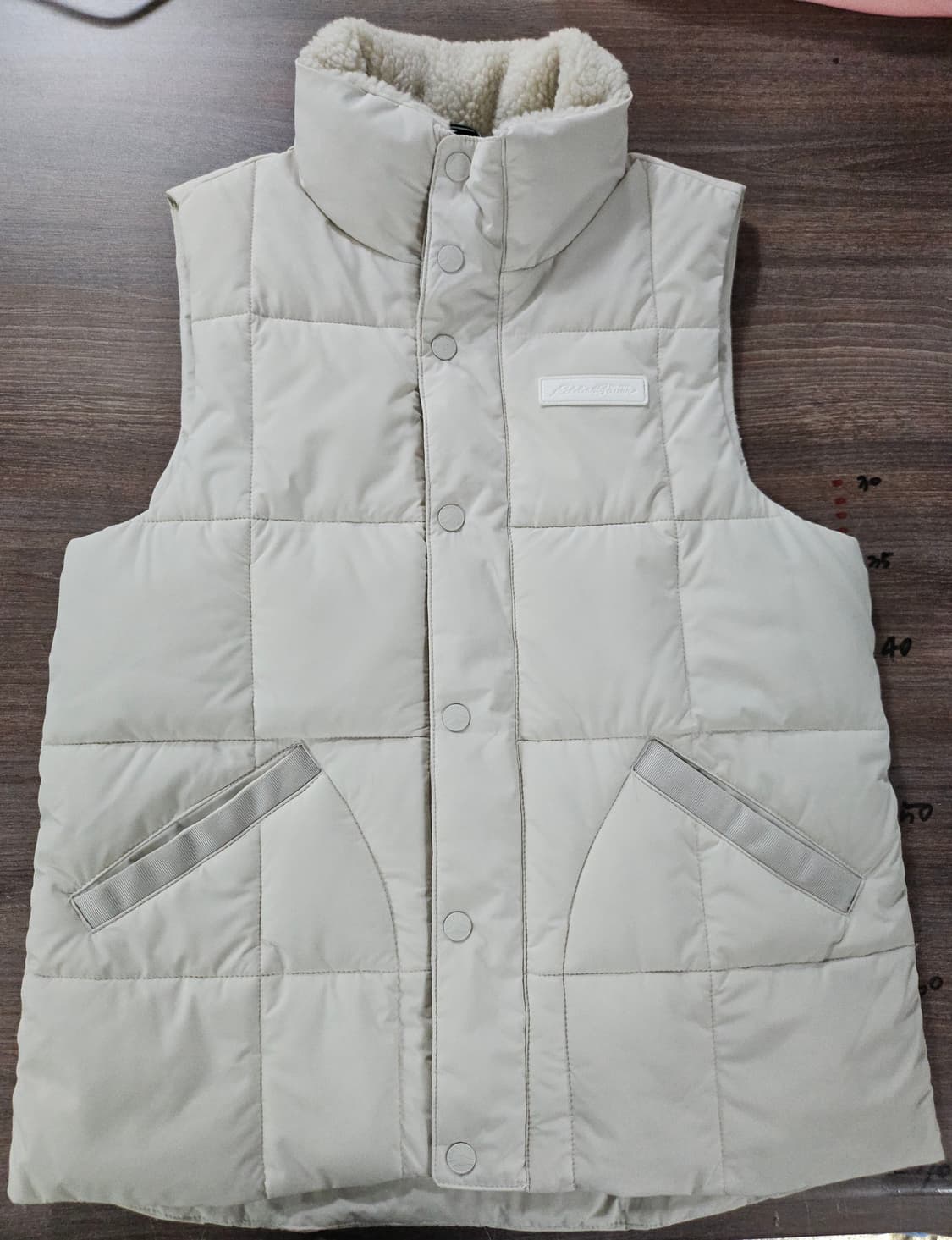 에디바우어 쉐르파 여성 패딩조끼  XS  미사용 상품이미지1