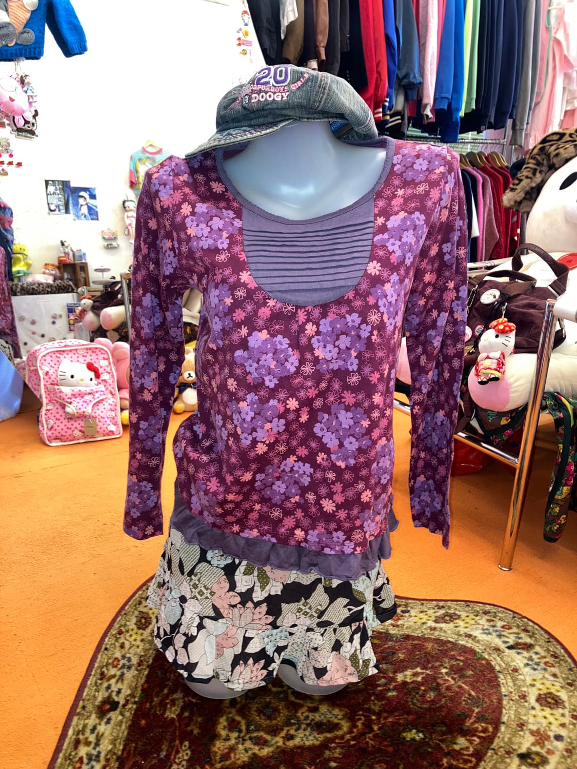 오리엔탈 퍼플 롱슬리브 상품이미지1