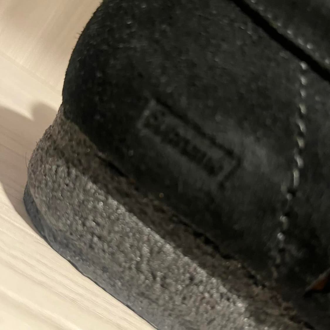 클락스 오리지널스 x 슈프림 우븐 왈라비 블랙 240 상품이미지2