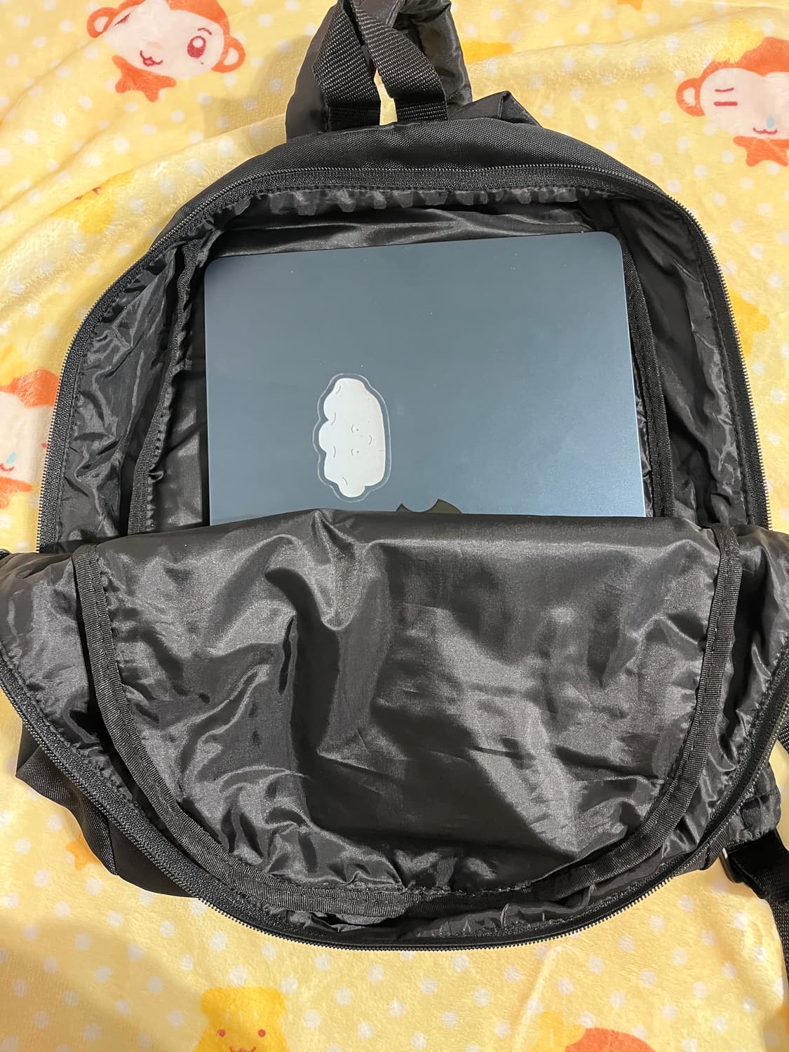 왕지퍼 별무늬 백팩 ⭐️ 상품이미지7