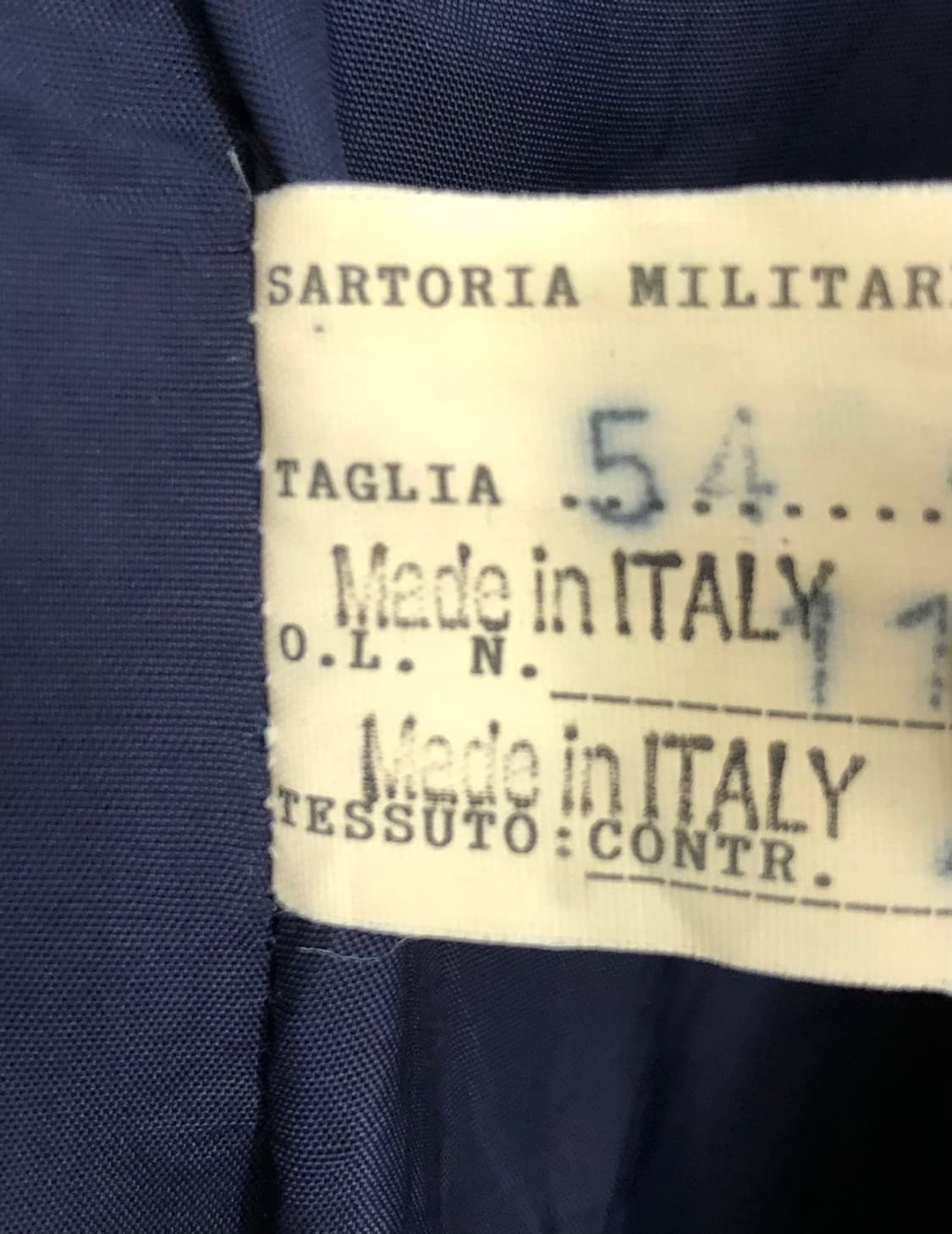 SARTORIA MILITARE 이탈리아 빈티지 육군 코트 110 상품이미지3
