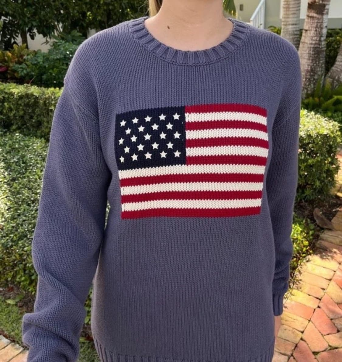 브랜디멜빌 성조기 니트 상품이미지1