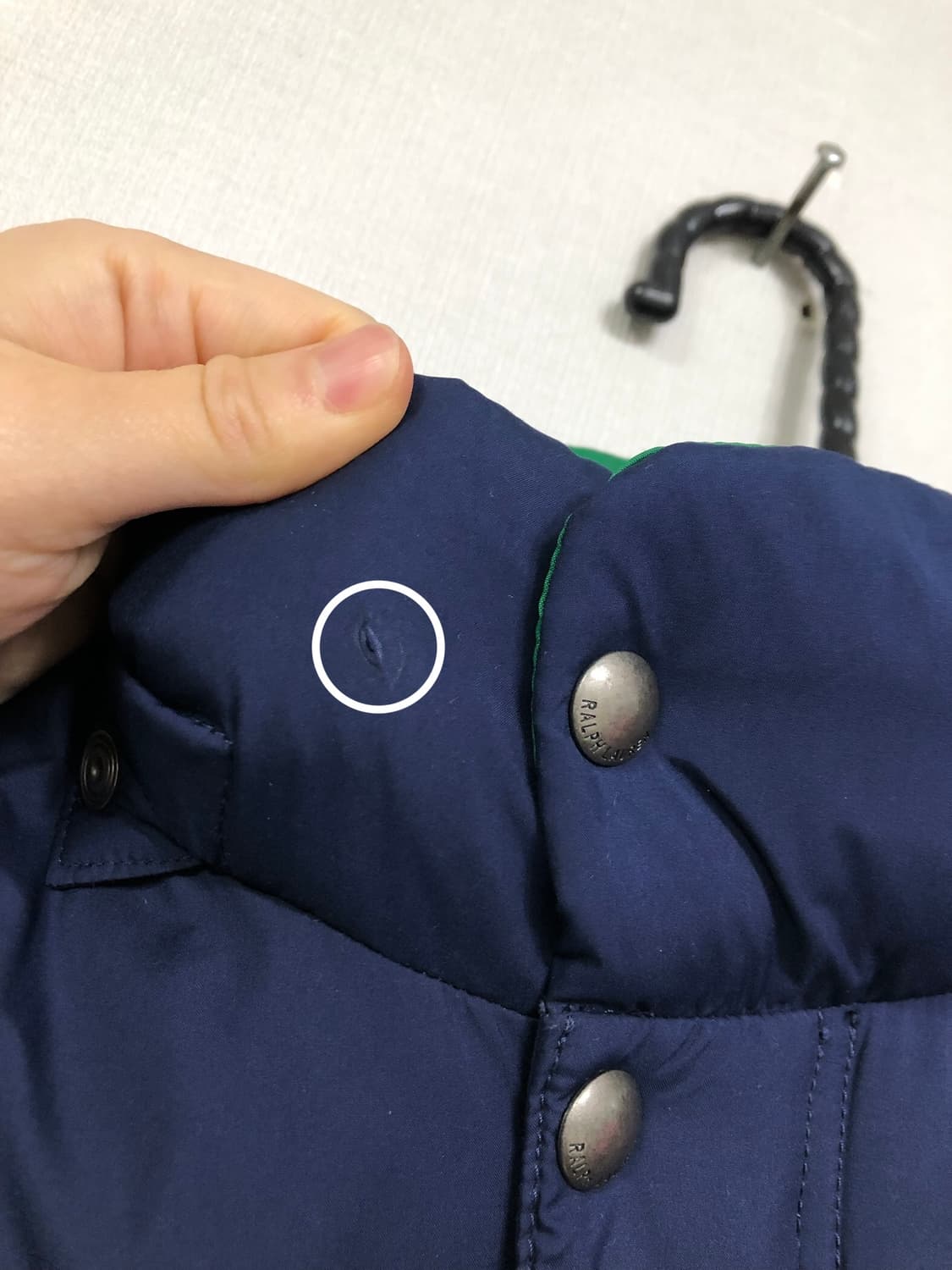 폴로랄프로렌 보이즈 덕다운 숏패딩 _ 네이비 상품이미지7