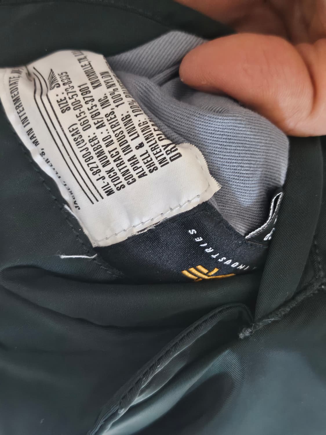 알파인더스트리 리버시블 ma1 봄버 자켓 M 상품이미지6