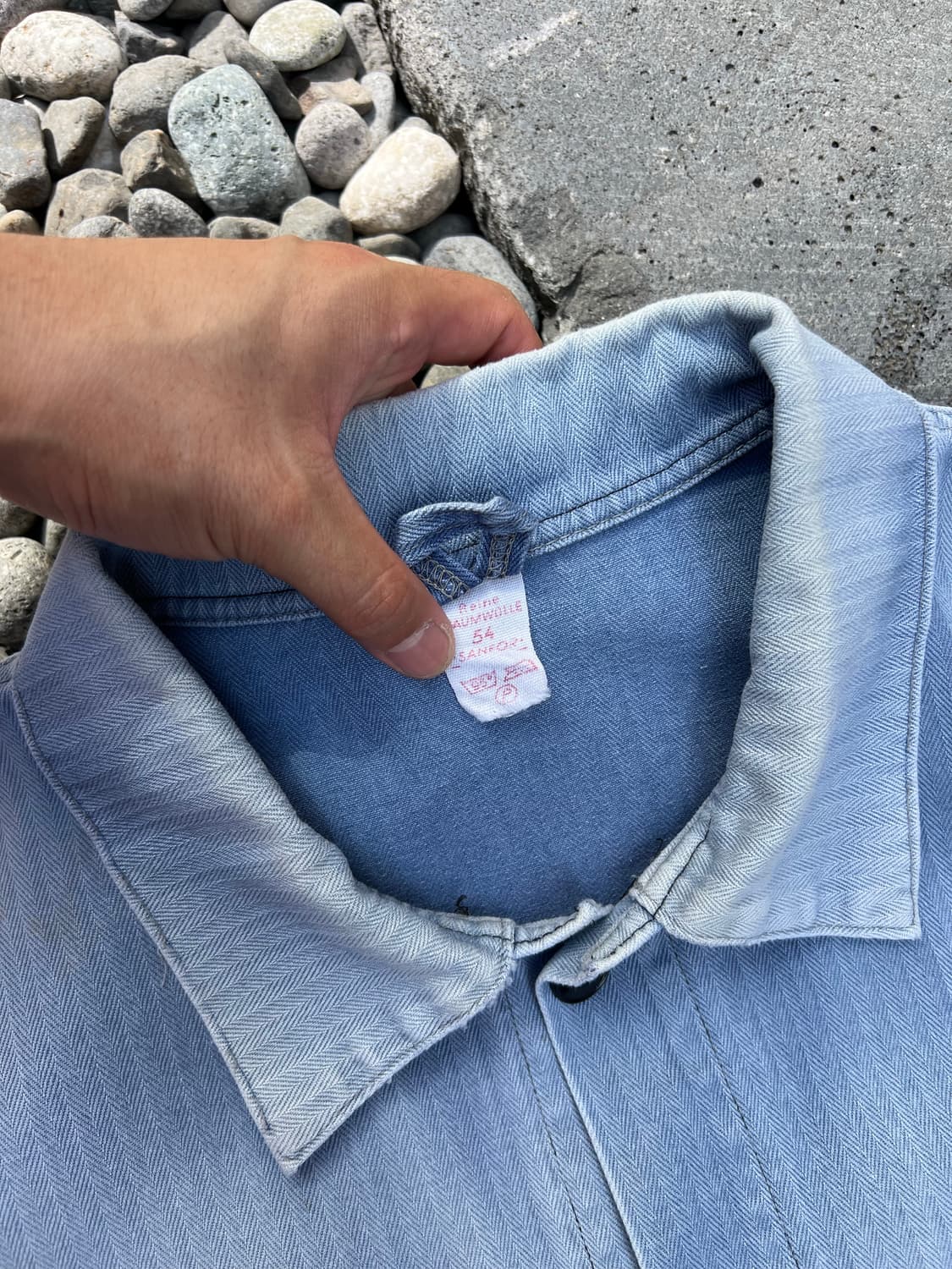 HARD SUN FADED VINTAGE HBT 헤링본 프렌치워크자켓 상품이미지7