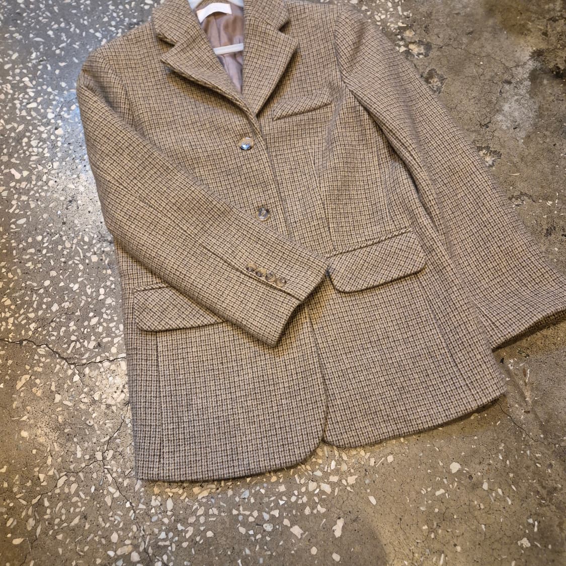 여성-FREE 울 체크블레이져  상품이미지7